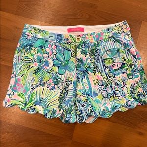 Lilly Pulitzer Buttercup Knit Shorts Sz 2 Multi Lilly's House